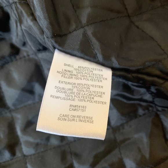 Calvin Klein Black Soft Shell Lined Jacket Coat M - Picture 6 of 7